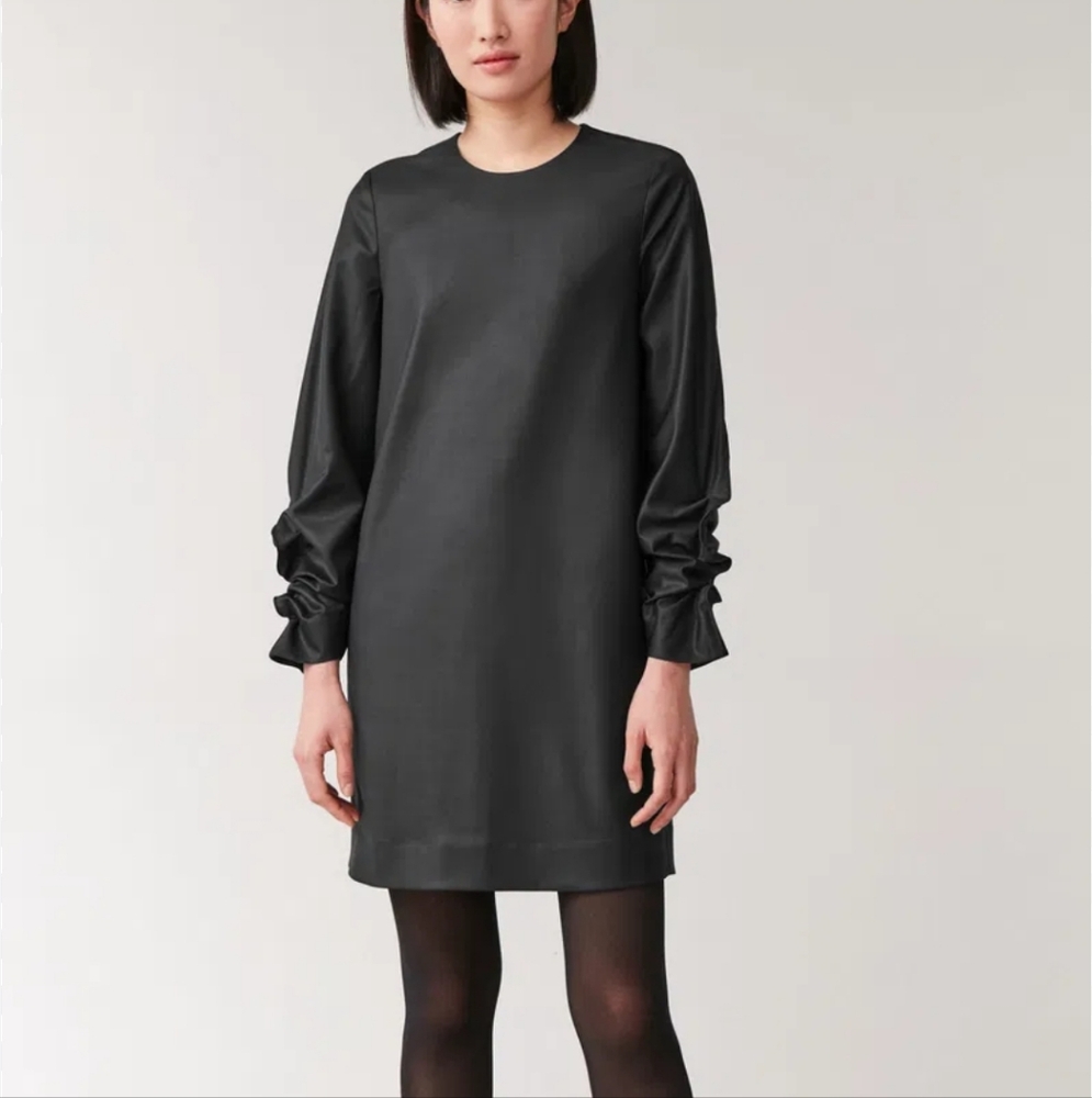 COS Black Shift Long Sleeve Dress Size 4